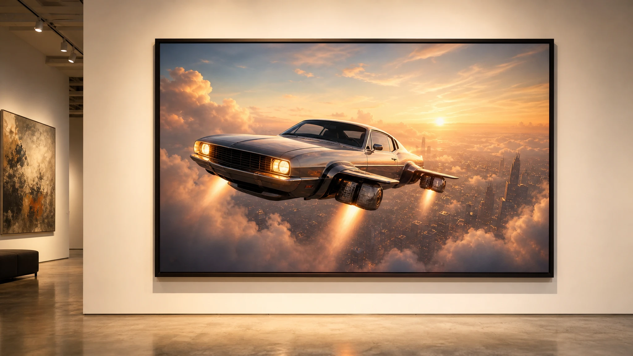 Upscale Flying Car Images for Print, 4K and Showroom Screens — AI-generated cover illustration